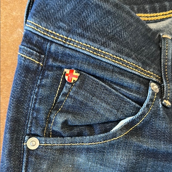 Hudson Collin Flap Skinny Blue Jeans - Picture 6 of 8